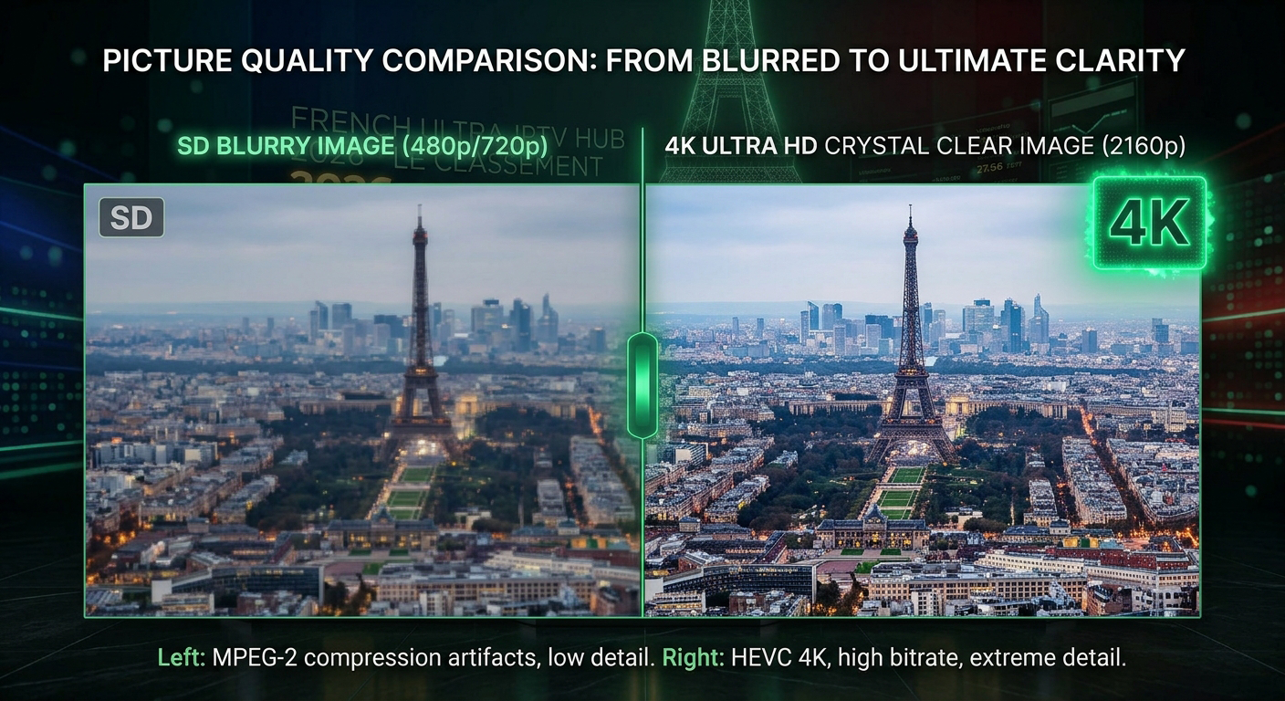 IPTV 4K France : Quelle Qualité d'Image Attendre ?