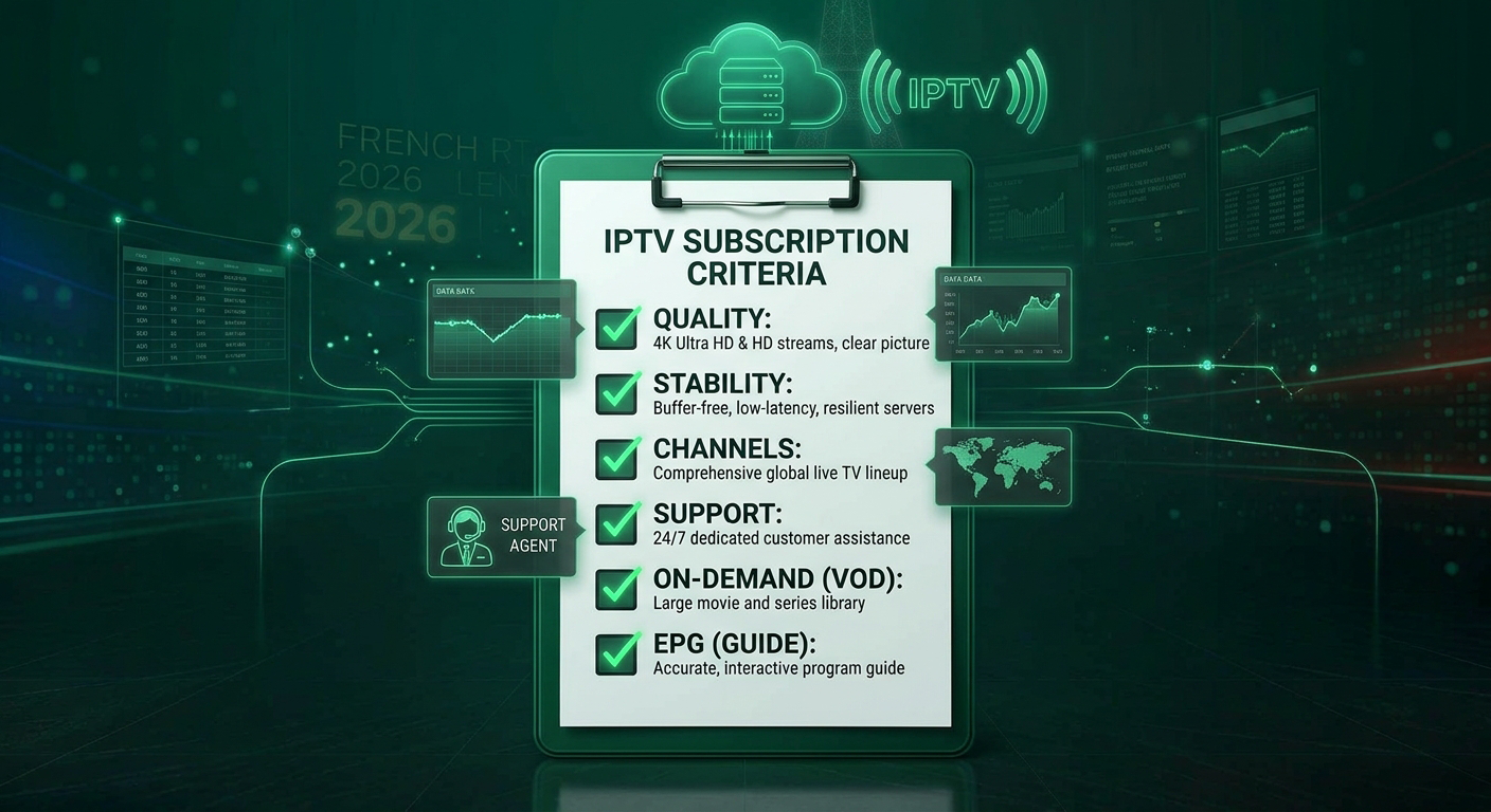 IPTVabonnement : Ce Qu'il Faut Vérifier Avant de Souscrire